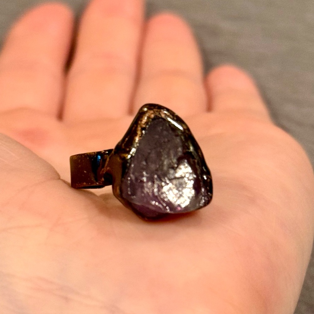New Fluorite Crystal Ring - Picture 11 of 16